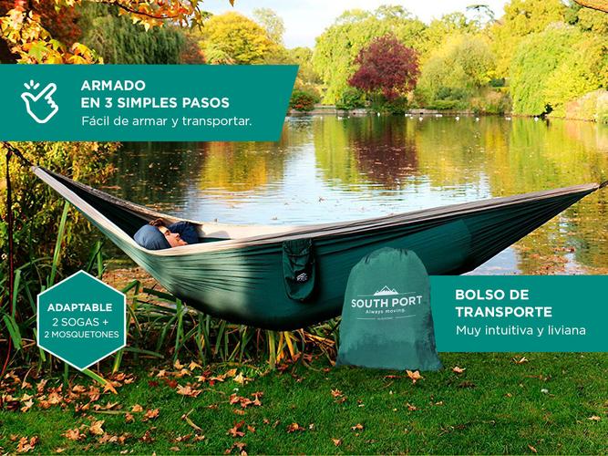Hamaca Colgante Gadnic 300x200cm nylon Utraliviana - 2