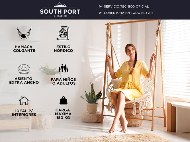 Hamaca Colgante de Tejido South Port by GADNIC HAMMO400 para Interior - 1