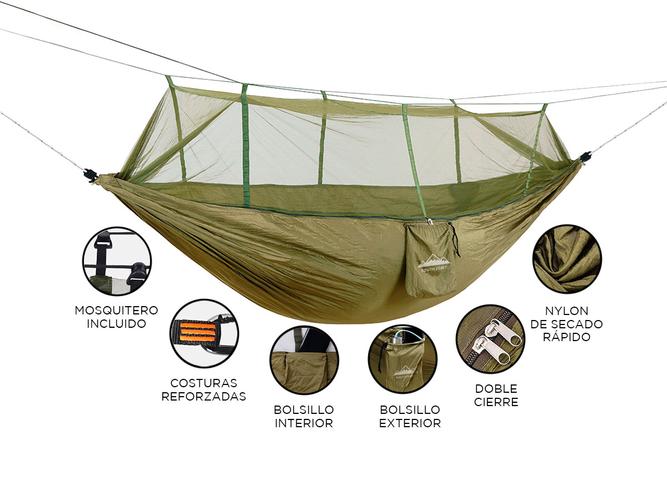 Hamaca Mosquitera Colgante South Port by GADNIC HAMMO500 Portátil - 3