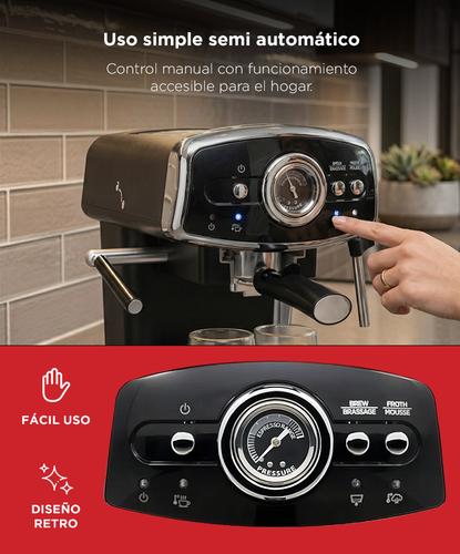 Cafetera Retro Espresso Hamilton Beach 40730AR 15 bar Espumador - 4