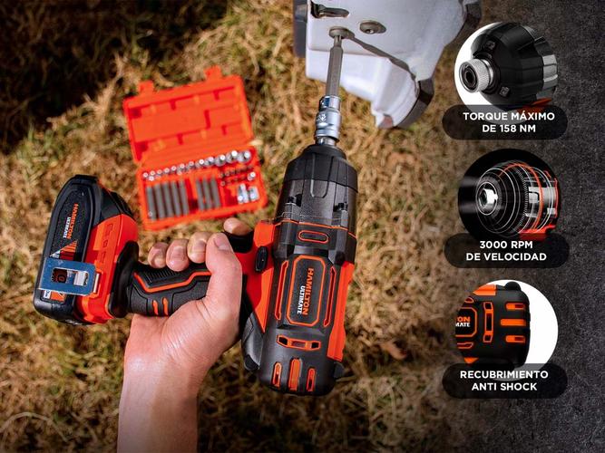 Atornillador Destornillador Inalambrico Hamilton Vel Variable Led 3000rpm ULT112 - 3