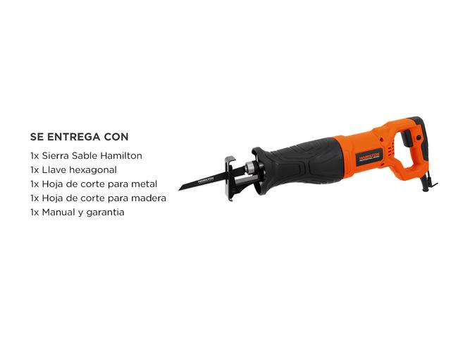 Sierra Sable Hamilton 900w 2800rpm 150mm HRS001 - 5