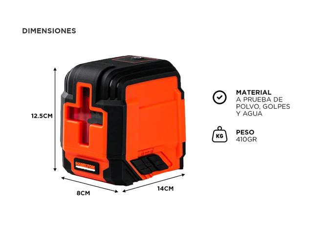Nivel Laser Hamilton Autonivelante 30mts Soporte Funda - 4