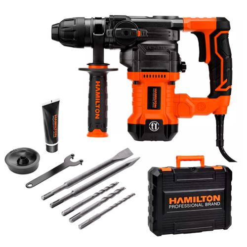 Rotomartillo Rotopercutor Electrico Hamilton Sds Plus 1000w 4j  Maletin Accesorios - 0