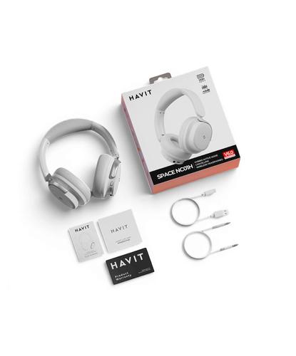 Auriculares Inalámbricos Havit Over Ear Hybrid Plegable con Cancelación De Ruido - 6