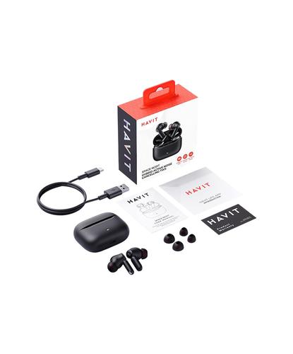 Auricular Havit Bluetooth TW991 PRO Hybrid ANC negro - 6