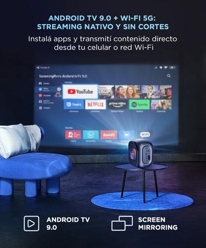 Proyector Inteligente Havit PJ215 Pro 4K 250 ANSI Usado - 2