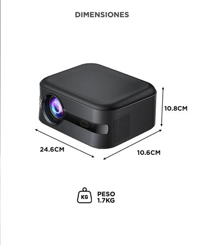 Proyector Inteligente Havit PJ219 Pro Full HD 1080p 14000 Lúmenes Android TV  - 6