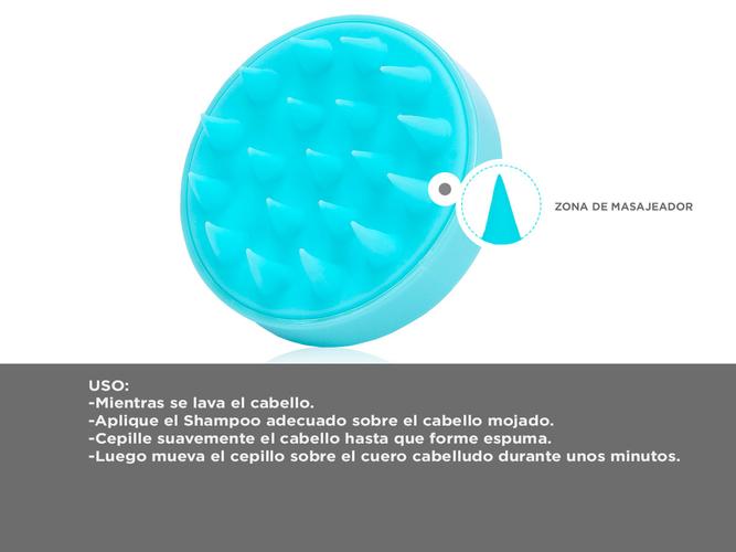 Masajeador De Cuero Cabelludo Gadnic Cepillo De Silicona  - 3