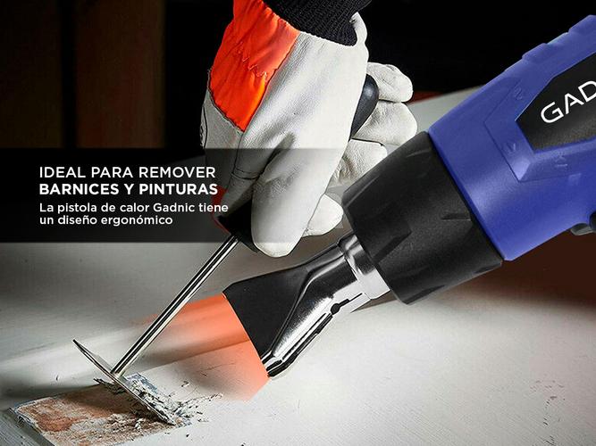 Pistola de Calor Gadnic Progun 1800w  Puntas Adicionales - 3