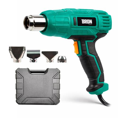 Pistola de Calor Bron By Gadnic GH2000 Potente 2000W Boquillas Intercambiables Seguridad Eléctrica - 0