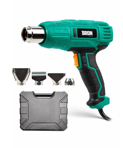 Pistola de Calor Bron By Gadnic GH2000 Potente 2000W Boquillas Intercambiables Seguridad Eléctrica - 6