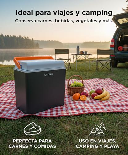 Heladera Portátil Gadnic H700 Eléctrica 12v 20Lts Conserva Frío y Calor - 2