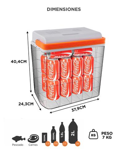 Heladera Portátil Gadnic H700 Eléctrica 12v 20Lts Conserva Frío y Calor - 5