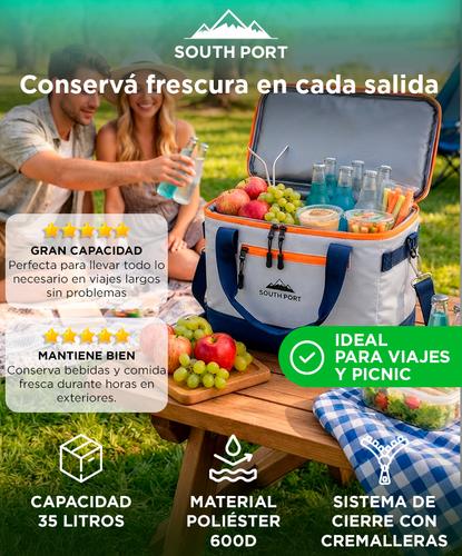  Bolso Conservador Térmico South Port Conservadora 35L Viaje Camping - 1