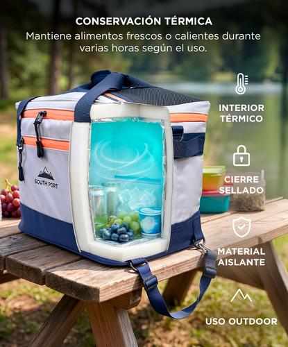  Bolso Conservador Térmico South Port Conservadora 35L Viaje Camping - 3