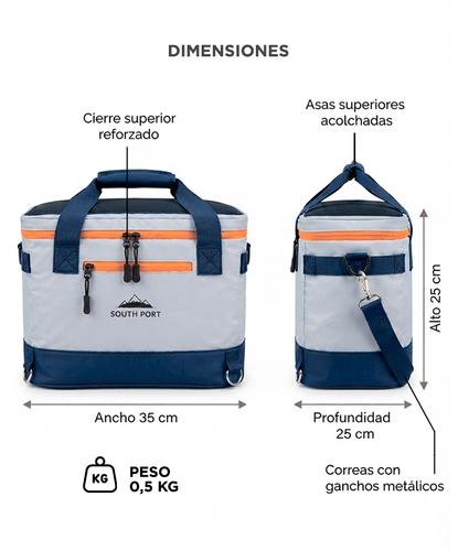  Bolso Conservador Térmico South Port Conservadora 35L Viaje Camping - 5
