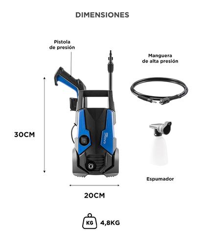 Hidrolavadora Gadnic KP1000 Alta Presión 1400w 120Bar Microfibras - 5