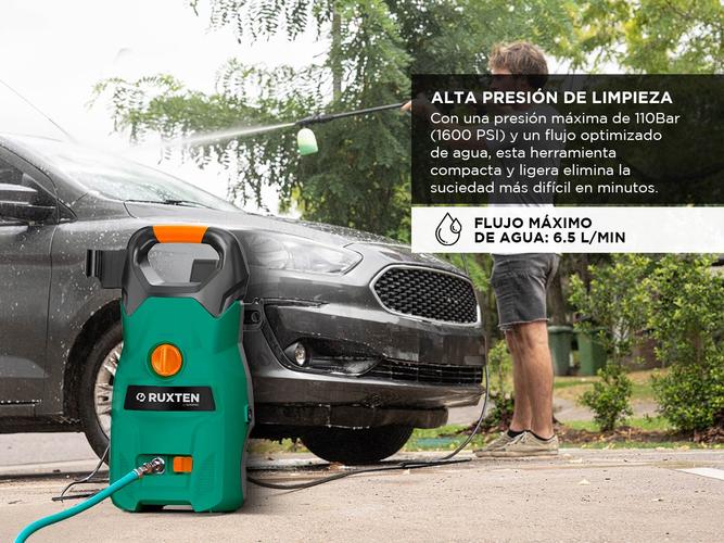Hidrolavadora Gadnic eléctrica 1400W Alta Presión  - 2