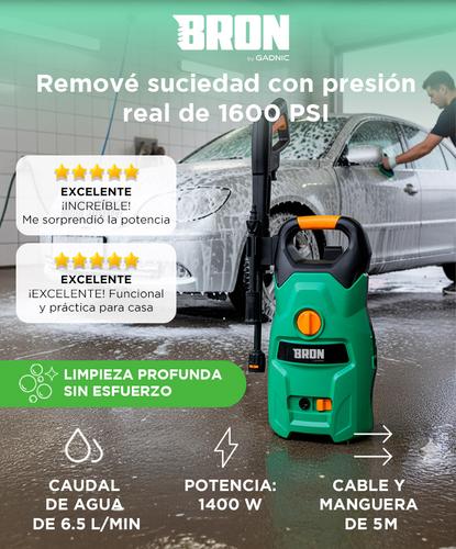Kit Hidrolavadora Gadnic 1400W - Aspiradora de Tacho Gadnic 20L 1200W Para Polvo y Liquido - 1