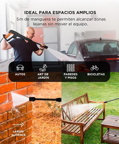 Hidrolavadora Gadnic eléctrica 1400W Alta Presión  - 2