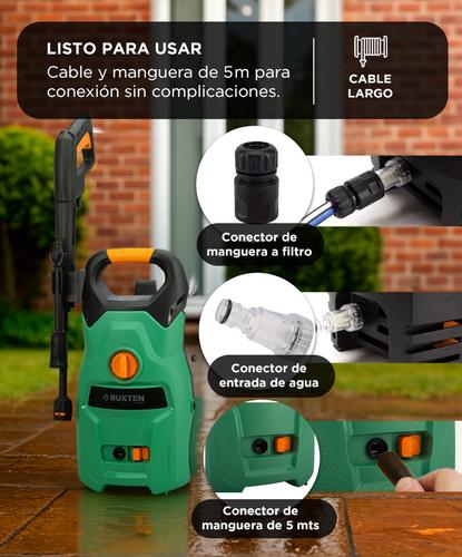 Hidrolavadora Gadnic eléctrica 1400W Alta Presión  - 3