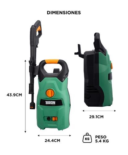 Hidrolavadora Gadnic eléctrica 1400W Alta Presión  - 5