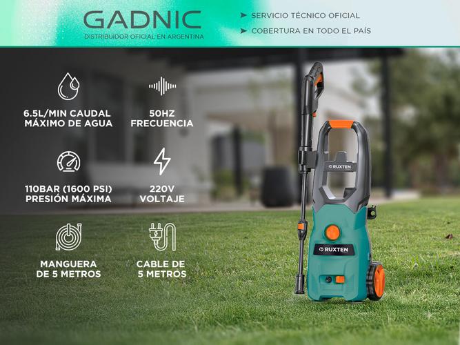 Hidrolavadora Eléctrica Gadnic 110 Bar RHI1402 - 1