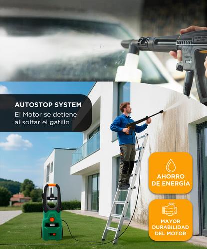 Hidrolavadora Eléctrica Gadnic 110 Bar RHI1402 - 4