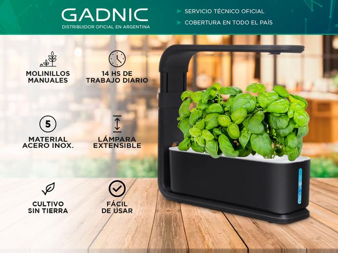 Jardin Interior Hidropónico Gadnic Automático con Luz LED - 1