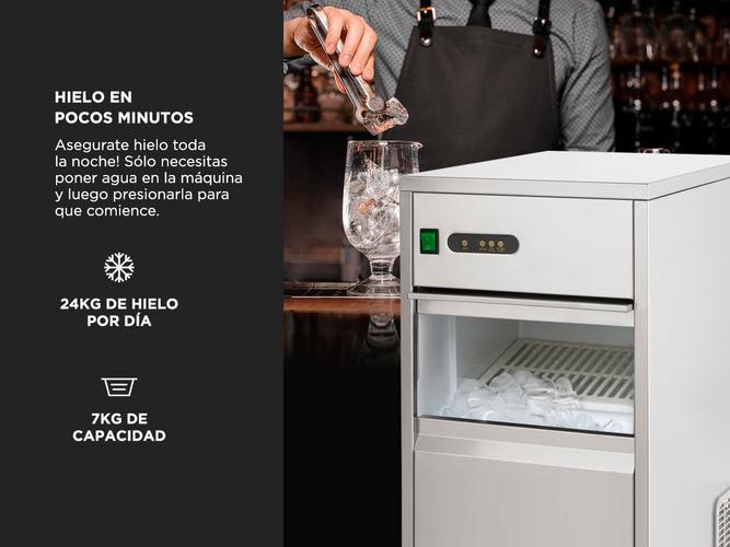 Fabricadora de Hielo Gadnic Comercial Tipo Bala 24kg 24hs - 2
