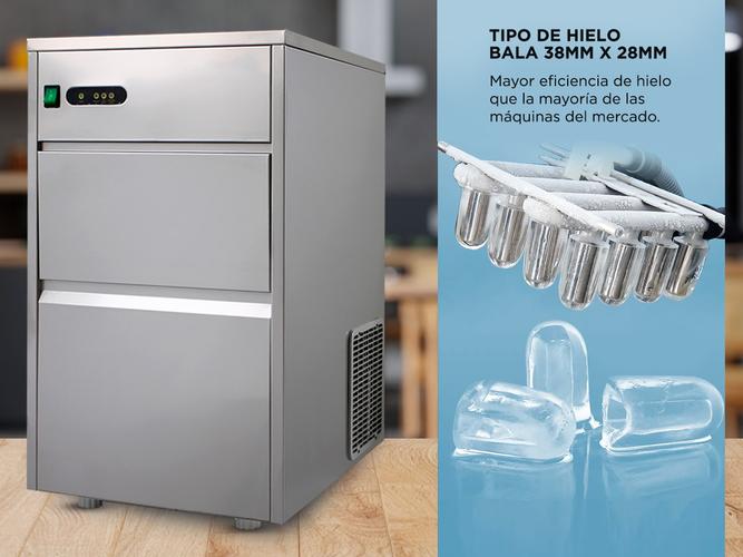 Fabricadora de Hielo Gadnic Comercial Tipo Bala 24kg 24hs - 3