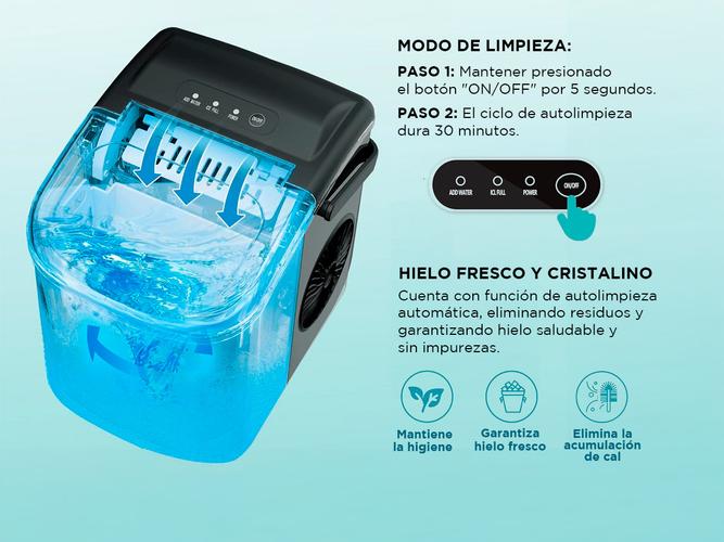 Máquina de Hielo Gadnic Acero Inoxidable con Canasto y Pala Usado - 2