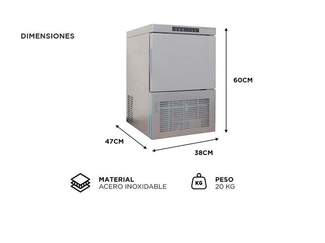 Fabricadora De Hielo Moretti Cube 20 - 4