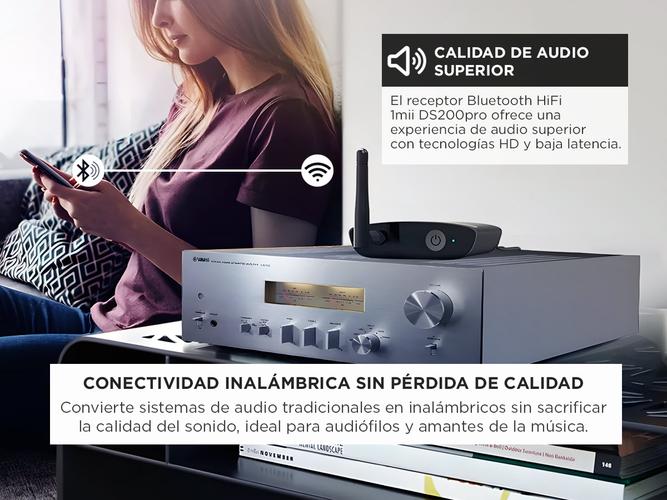Receptor Bluetooth Hifi Audio Hd Ll 1mii Ds200pro - 2