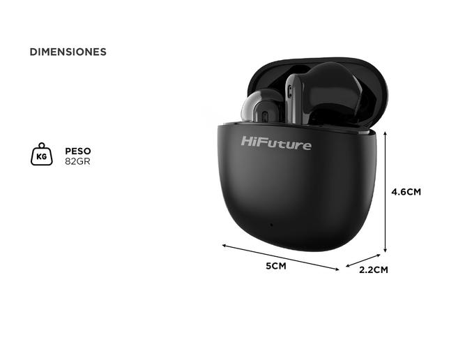 Auriculares Bluetooth Hifuture ColorBuds 2 Inalambricos  - 4