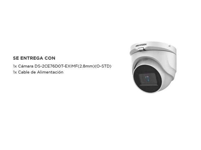 Cámara de Seguridad Domo Hikvision Ds-2ce76d0t-Eximf Fija 2MP Interior Exterior - 4