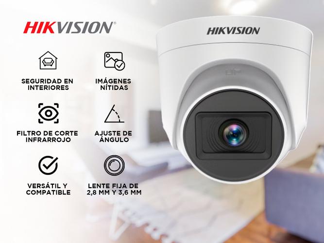 Cámara de Seguridad Hikvision Domo Ds-2ce76d0t-Exipf 2 MP Interior - 1