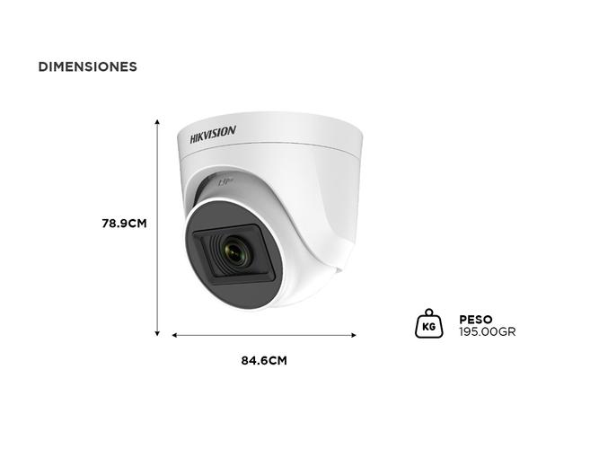 Cámara de Seguridad Hikvision Domo Ds-2ce76d0t-Exipf 2 MP Interior - 3