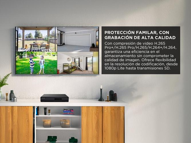 Grabadora DVR Hikvision 4 Canales DS-7204HGHI-M1 720p - 2