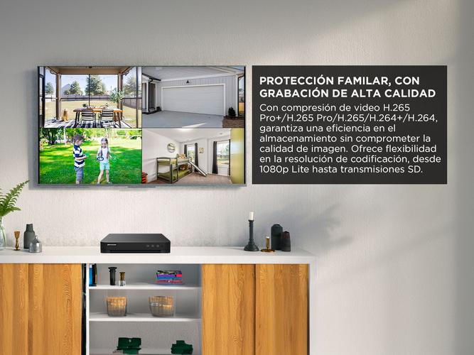 Grabadora DVR Hikvision 4 Canales DS-7204HGHI-M1 720p - 2