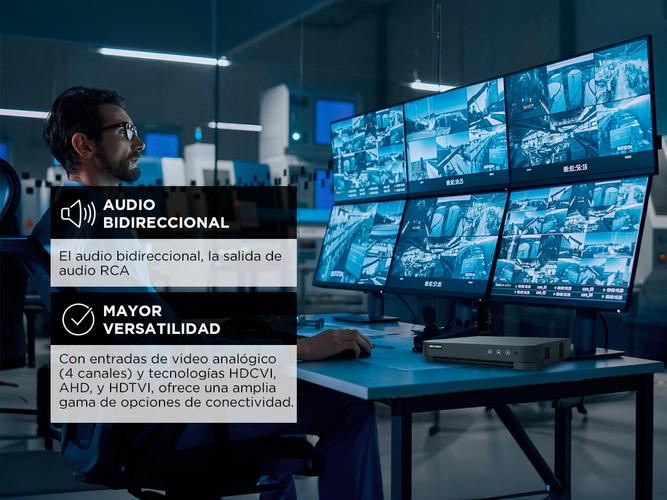 Grabadora DVR Hikvision 4 Canales DS-7204HGHI-M1 720p - 3