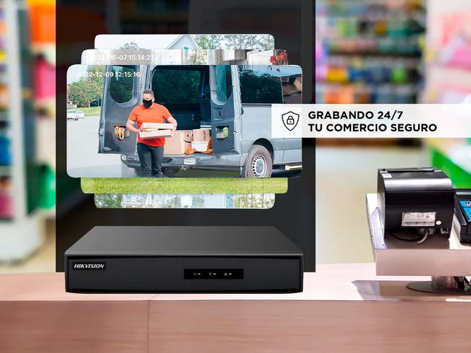 Grabadora DVR Hikvision 4 Canales DS-7204HGHI-M1 720p - 4