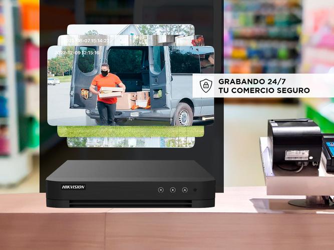Grabadora DVR Hikvision 4 Canales DS-7204HGHI-M1 720p - 4