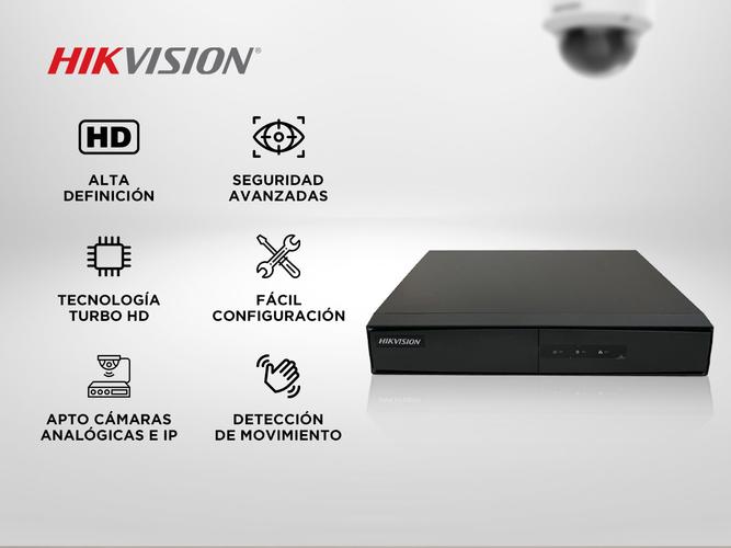 Grabadora DVR Hikvision 8 Canales DS-7208HGHI-M 720p - 1