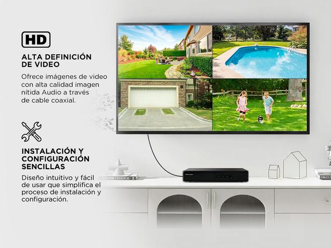 Grabadora DVR Hikvision 8 Canales DS-7208HGHI-M 720p - 2
