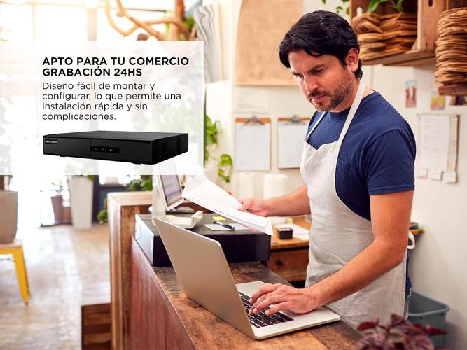 Grabadora DVR Hikvision 8 Canales DS-7208HGHI-M 720p - 4