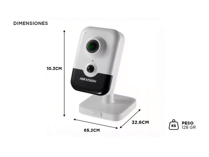 Cámara de Seguridad Ip Wifi Hikvision DS-2CD2423G0-IW 1080p De Interior 2mpx 28mm Audio - 3