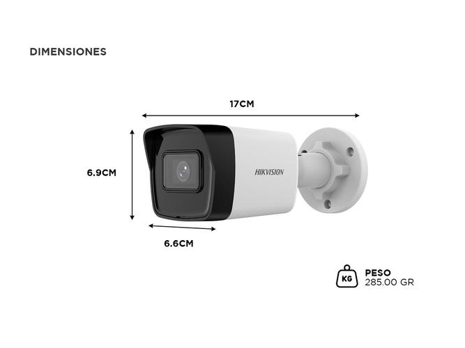 Cámara De Seguridad Bullet Hikvision DS-2CD1023G2-I 2 MP - 3