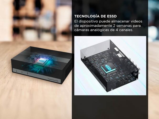 DVR eSSD Hikvision de 4 Canales 1080p - 4